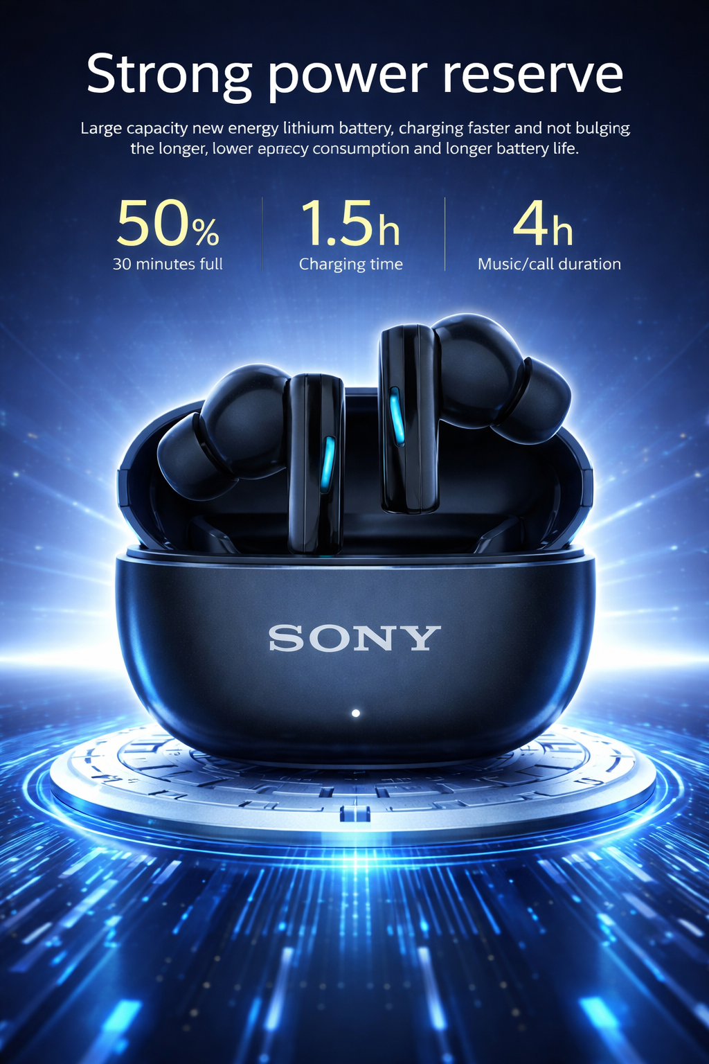 Sony Mate 50: Earbuds Deportivos con Micrófono y Reducción de Ruido